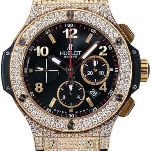 Hublot Big Bang 301.PX.130.RX.174 Diamonds 18K Rose Gold Mens Watch 45MM